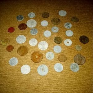 Vintage WWII coins